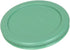 Pyrex 7202-PC 1 Cup Green Round Plastic Replacement Lid - 6 Pack - Original Genuine Pyrex - Made in the USA...